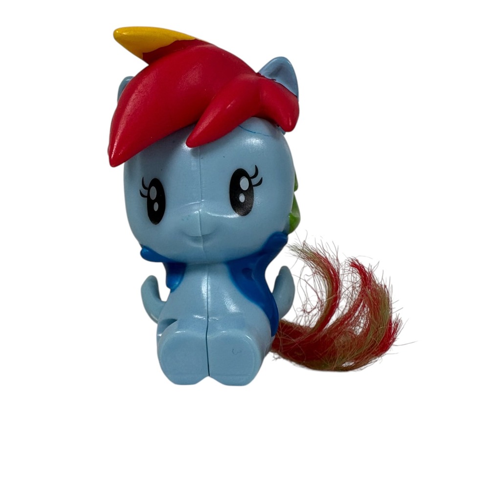 Hasbro My Little Pony Kids 3in Blue Good Rainbow Dash Rolling Figure Toy